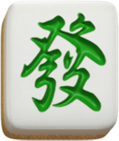 สัญลักษณ์พิเศษ อักษรภาษจีน สีเขียว สล็อตไพ่นกกระจอก